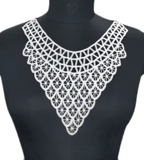 Grape Desig White Neckline