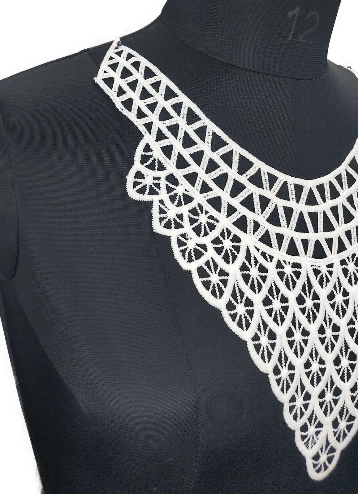 Grape Desig White Neckline