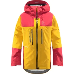 Haglöfs Roc Nordic Gore-Tex Pro Jacket Women Pumpkin Yellow/Hibiscus Red | Buy Haglöfs Roc Nordic Gore-Tex Pro Jacket Women Pumpkin Yellow/Hibiscus Red here | Outnorth