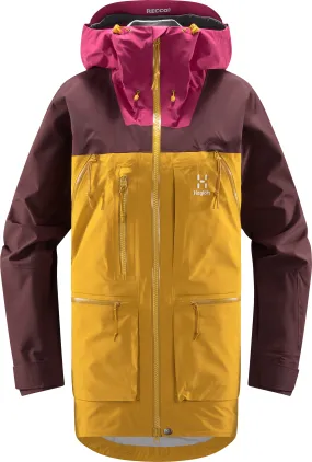 Haglöfs Vassi Gore-Tex Pro Jacket Women Autumn Leaves/Burgundy Brown | Buy Haglöfs Vassi Gore-Tex Pro Jacket Women Autumn Leaves/Burgundy Brown here | Outnorth