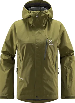 Haglöfs Women&#x27;s Astral GORE-TEX Jacket Olive Green | Buy Haglöfs Women&#x27;s Astral GORE-TEX Jacket Olive Green here | Outnorth