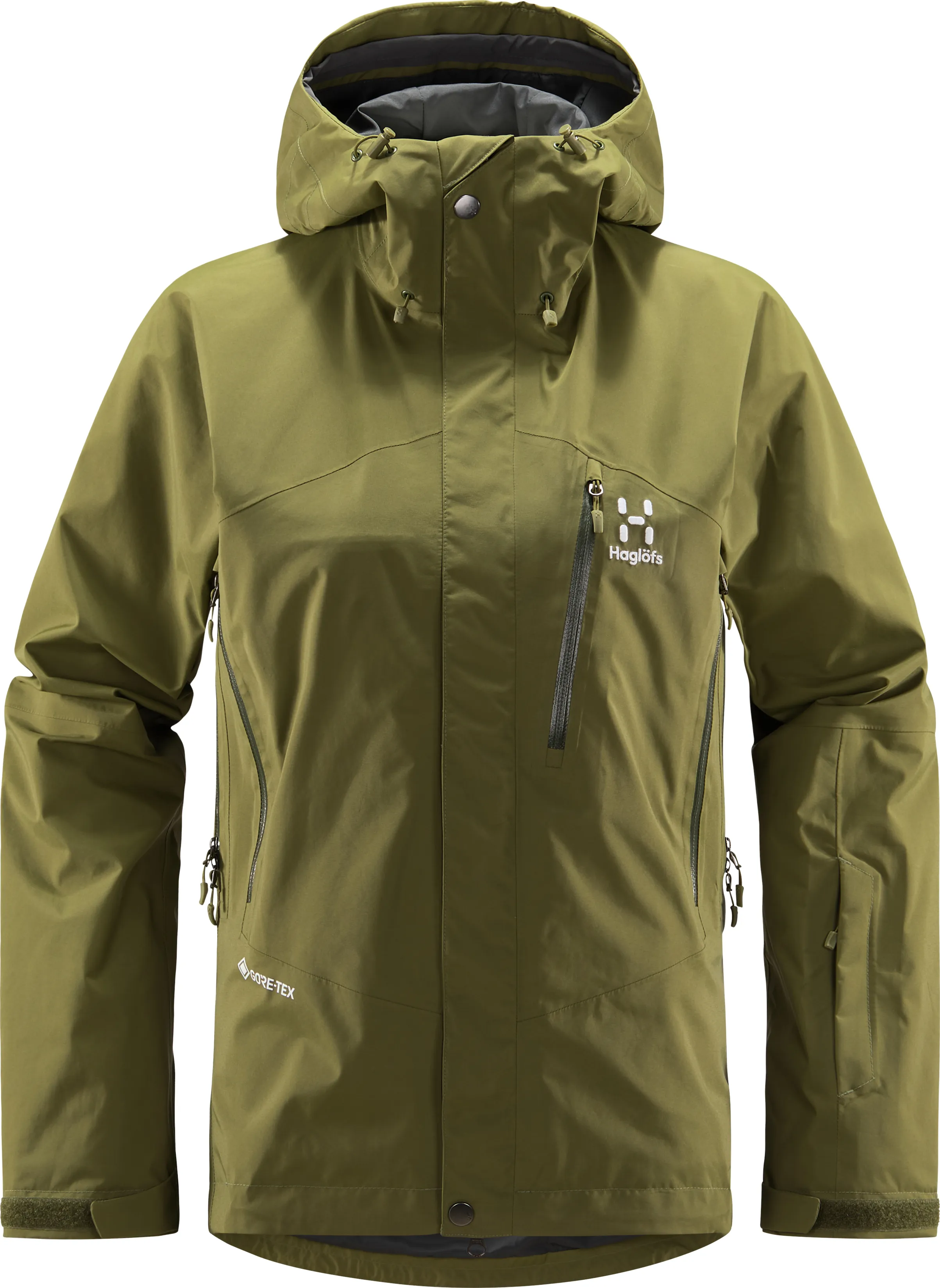 Haglöfs Women&#x27;s Astral GORE-TEX Jacket Olive Green | Buy Haglöfs Women&#x27;s Astral GORE-TEX Jacket Olive Green here | Outnorth