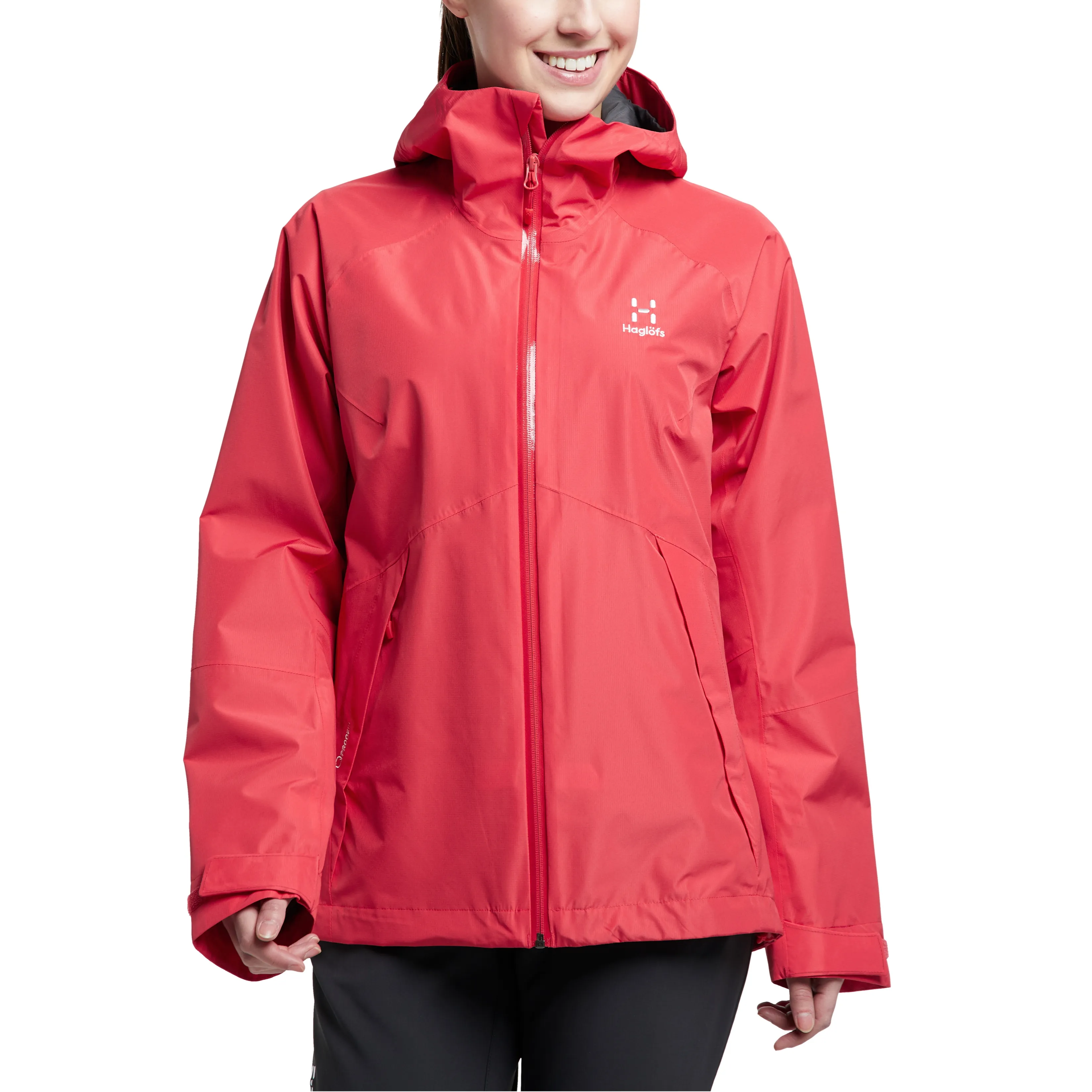 Haglöfs Women&#x27;s Skuta Jacket Hibiscus Red  | Buy Haglöfs Women&#x27;s Skuta Jacket Hibiscus Red  here | Outnorth