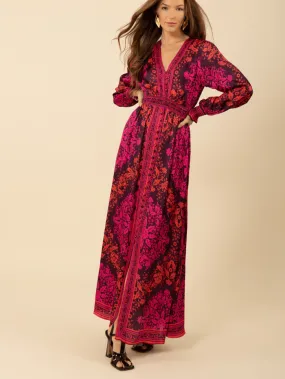 Hale Bob Women's SIERRA Maxi Dress In Fuchsia 49ET612A