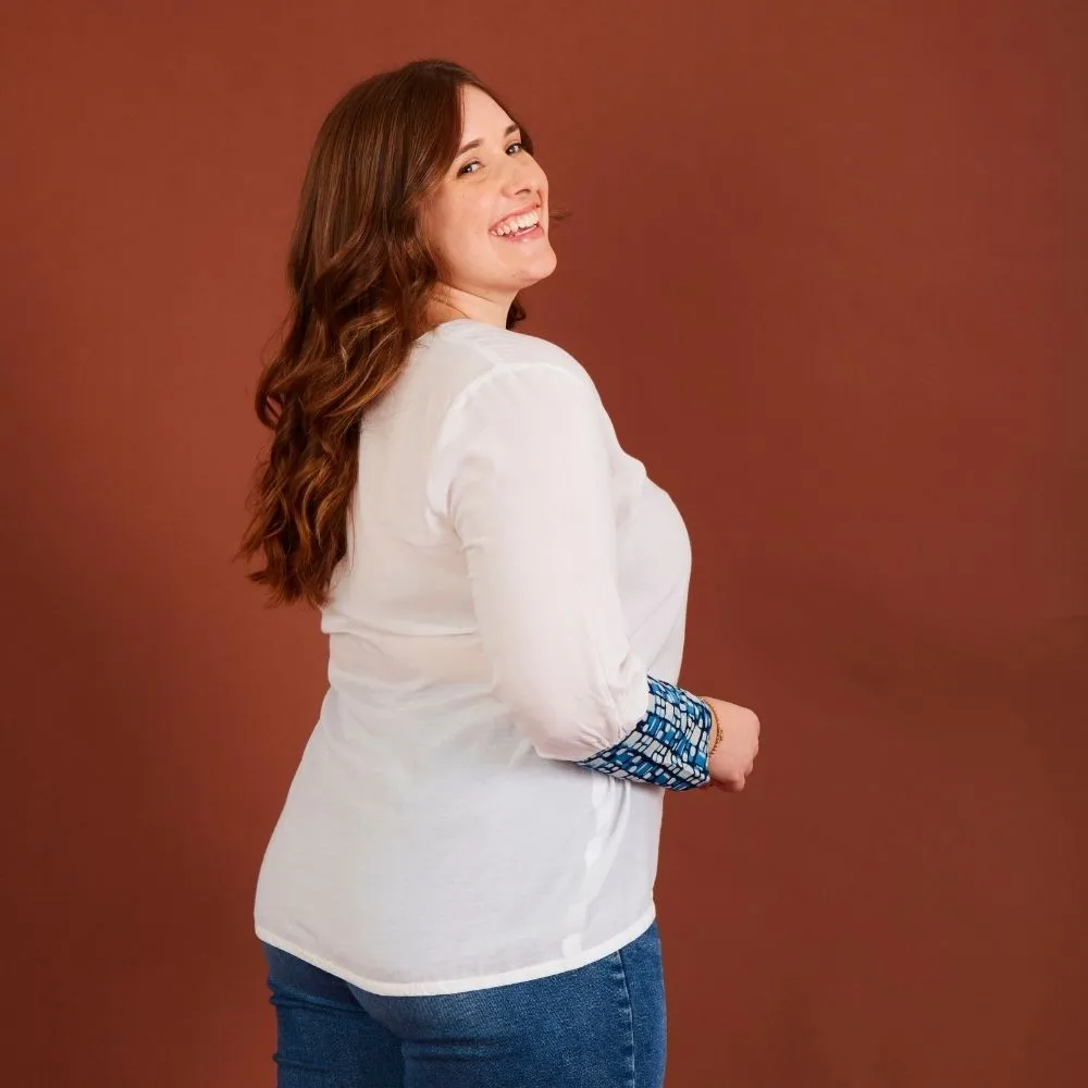 India White Muga Silk Tunic