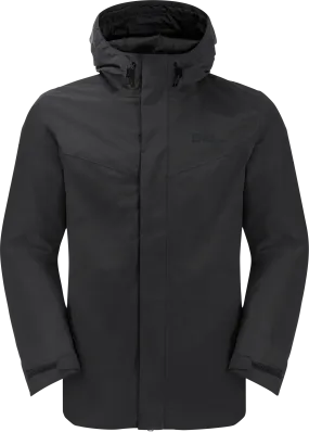 Jack Wolfskin Men&#x27;s Altenberg 3in1 Jacket Black | Buy Jack Wolfskin Men&#x27;s Altenberg 3in1 Jacket Black here | Outnorth