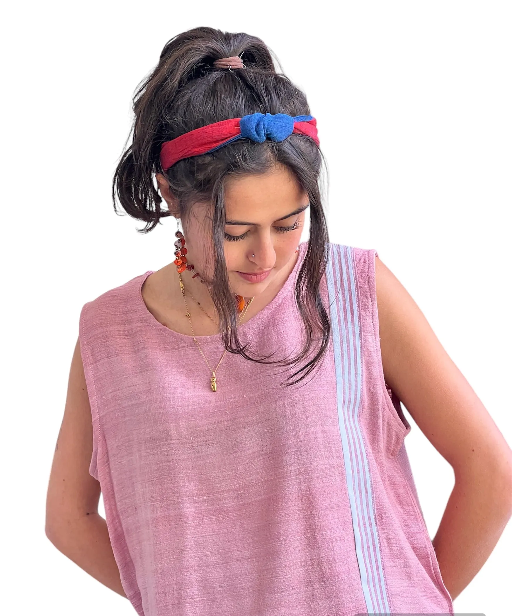 Knotted Headbands from Fabric Off Cuts