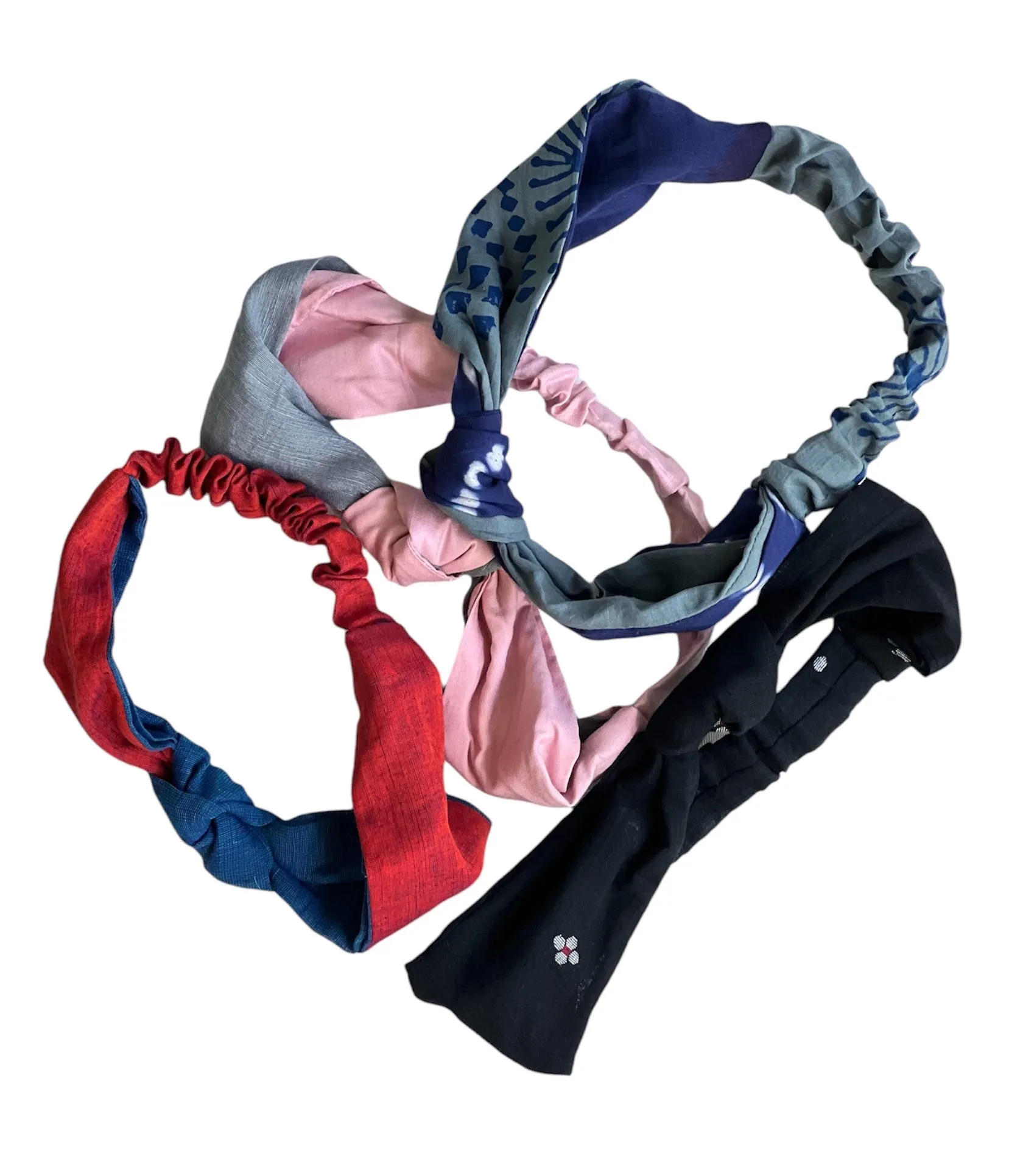 Knotted Headbands from Fabric Off Cuts