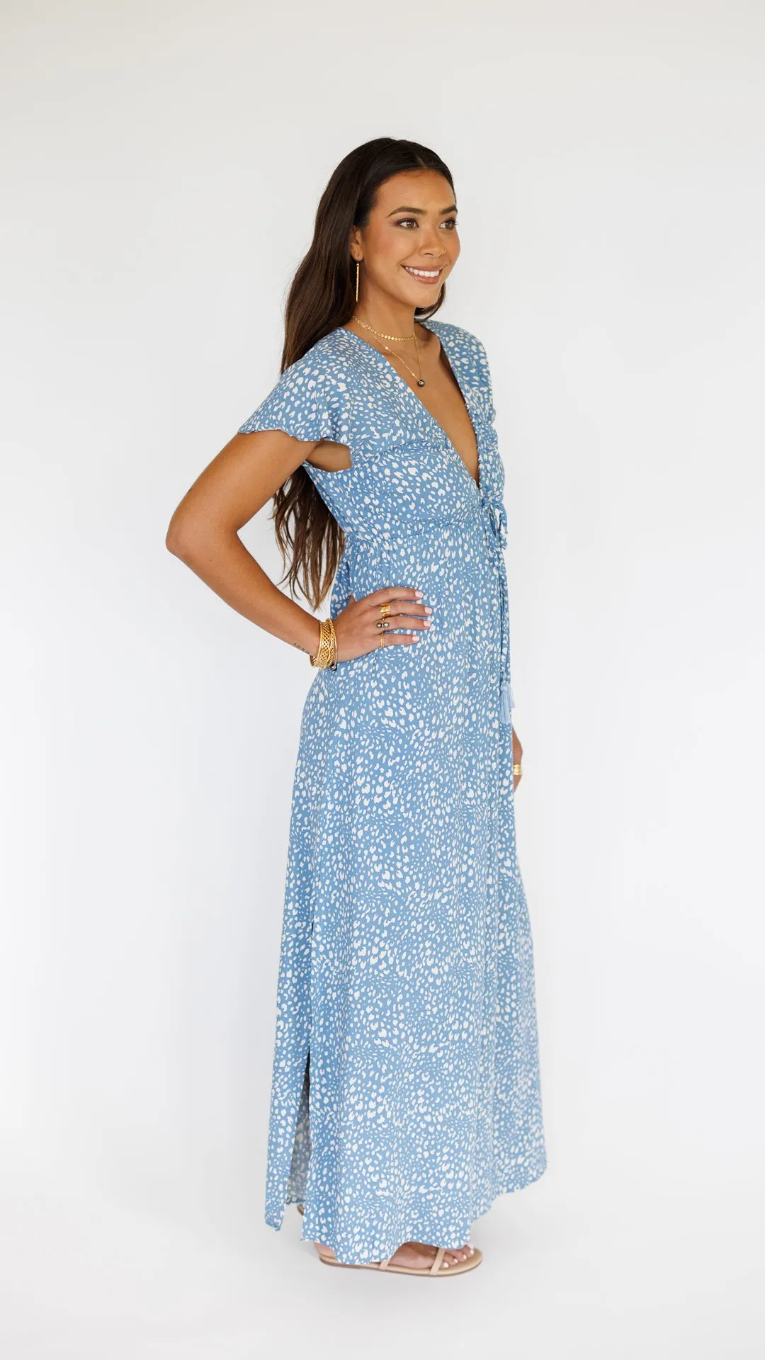 Leilani Dress / Speckled Sky