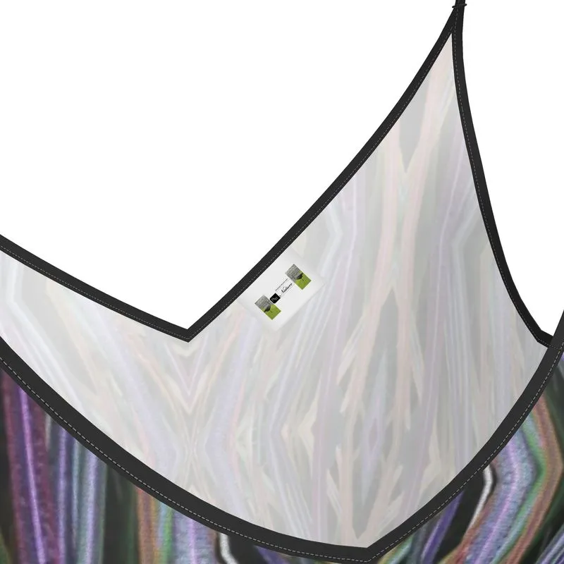 Miscanthus Stripe Slip Dress