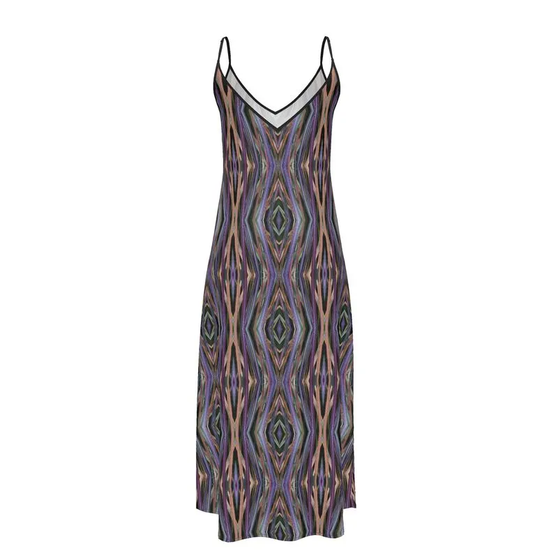 Miscanthus Stripe Slip Dress