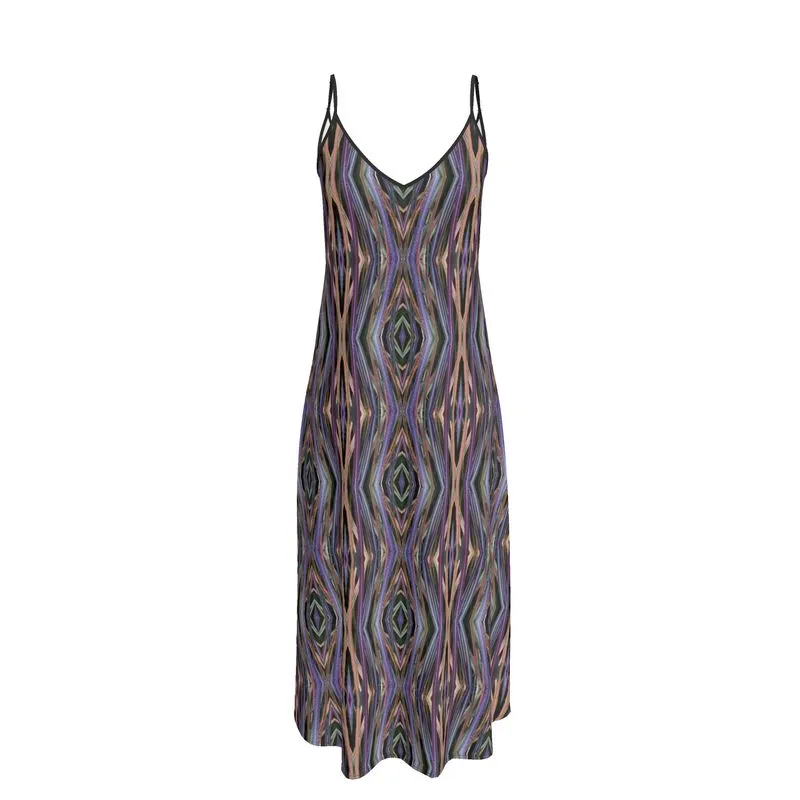 Miscanthus Stripe Slip Dress