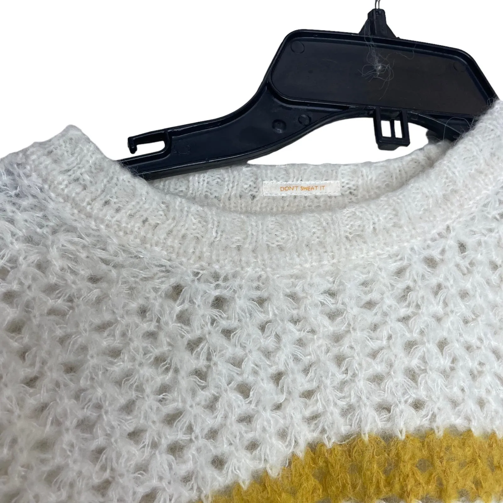 Mother Alpaca Blend Crew Neck Sweatshirt SZ S