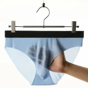 New Ice Silk Seamless Solid Color Men's Brief