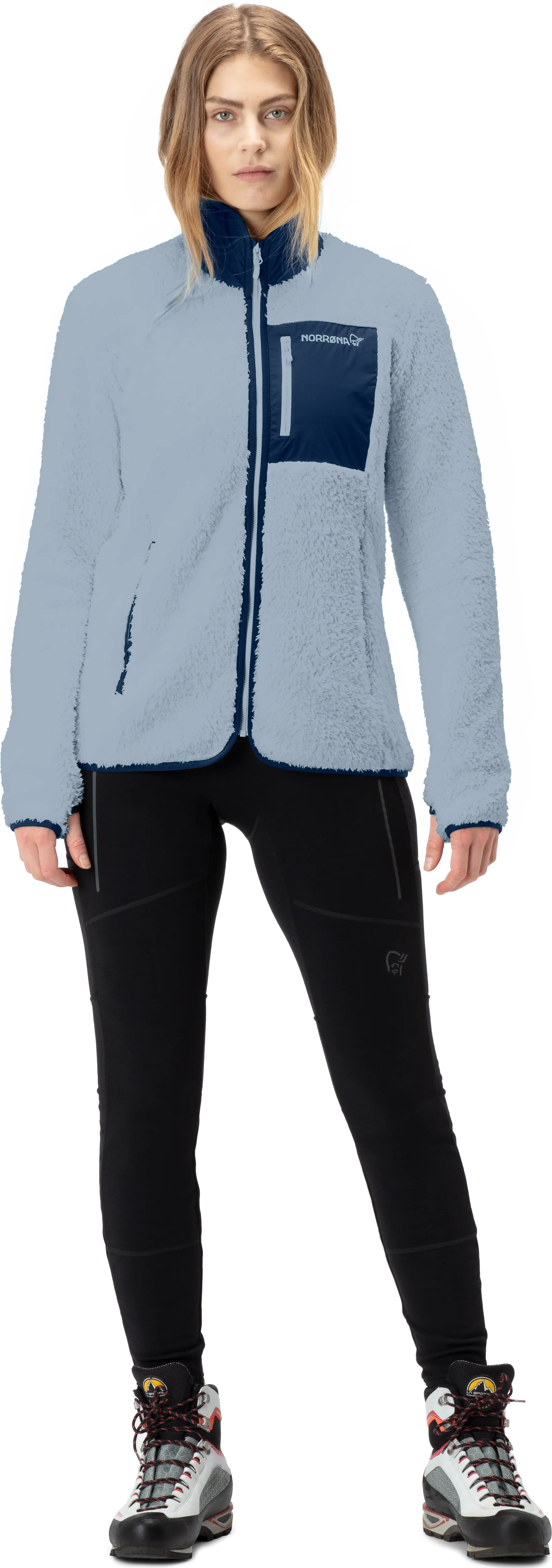 Norrøna Women&#x27;s Norrøna Warm3 Jacket Blue Fog | Buy Norrøna Women&#x27;s Norrøna Warm3 Jacket Blue Fog here | Outnorth