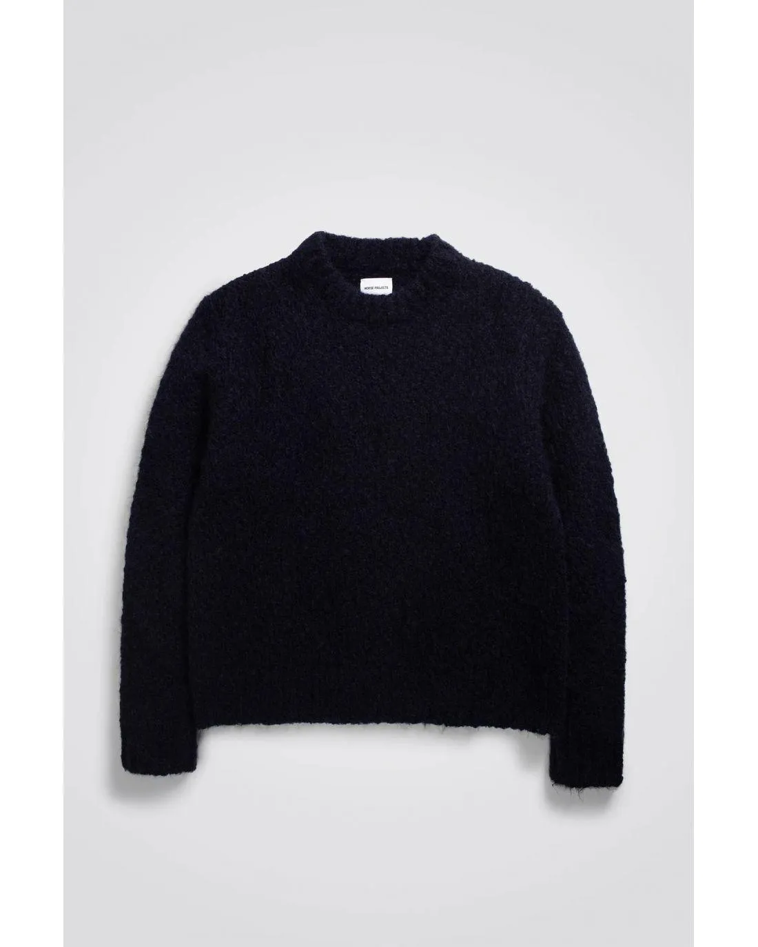 Norse Projects - Rasmus Relaxed Flame Alpaca Sweatshirt - Navy