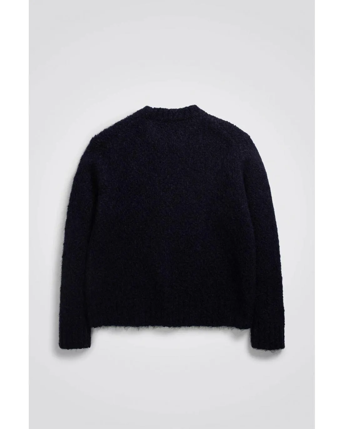 Norse Projects - Rasmus Relaxed Flame Alpaca Sweatshirt - Navy