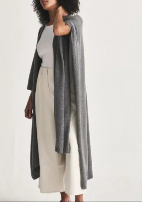 Oversized Cashmere Cape in Pewter Grey