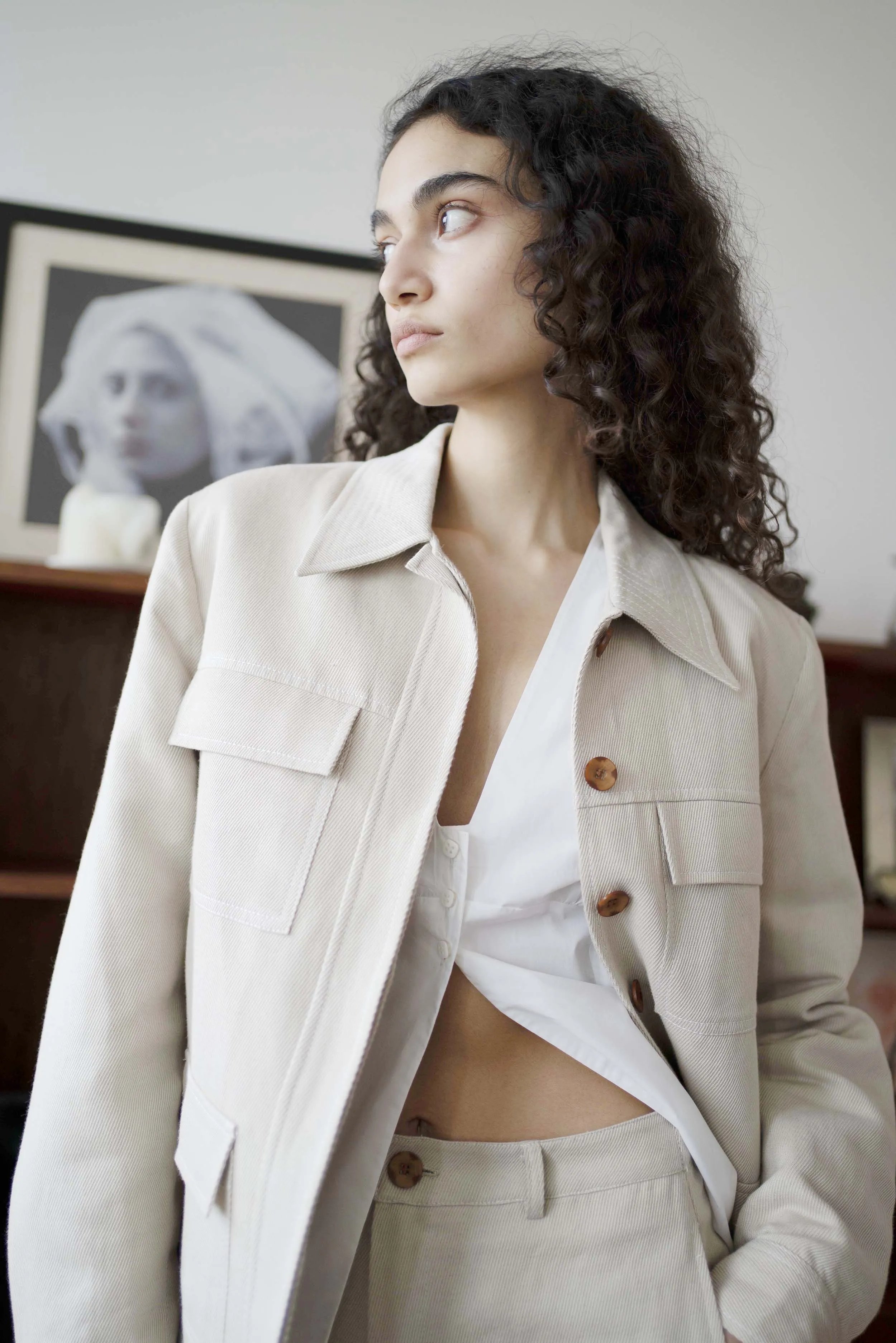 Pick Pocket Jacket - Beige