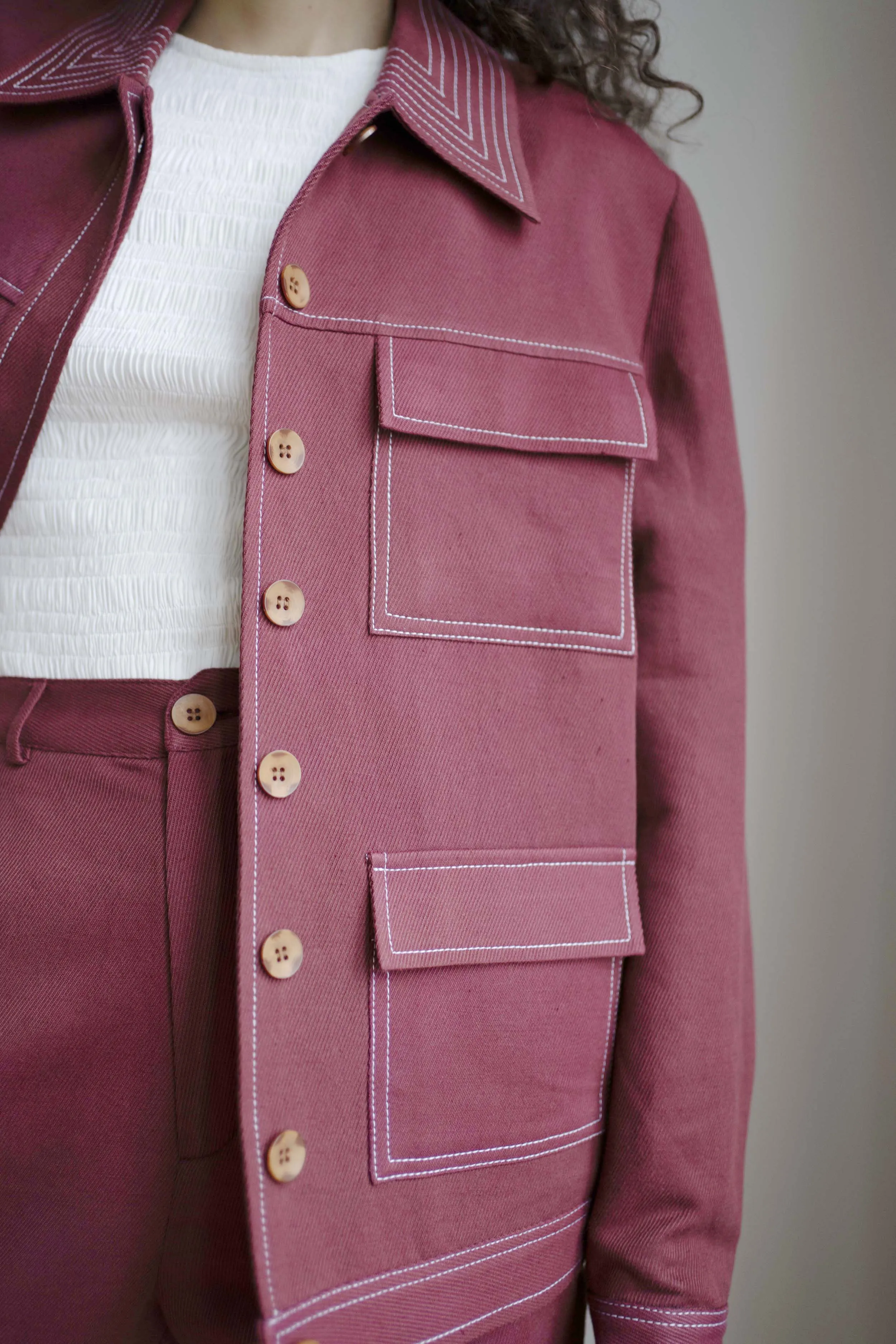 Pick Pocket Jacket - Burgundy