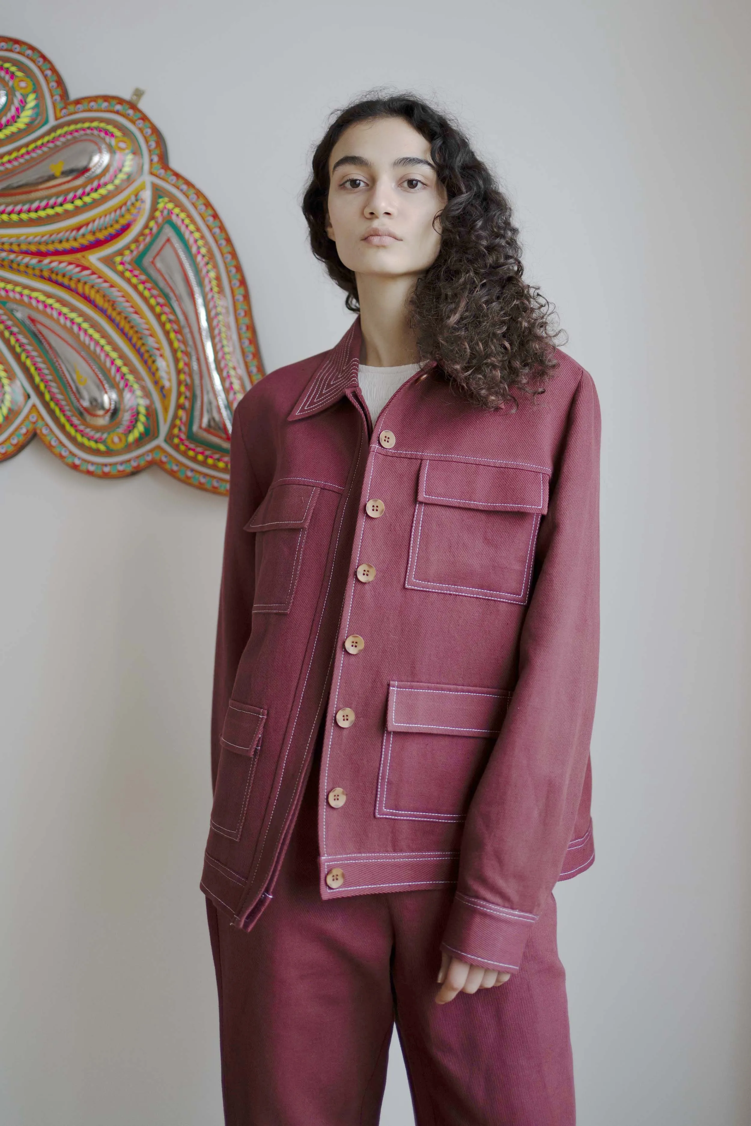 Pick Pocket Jacket - Burgundy