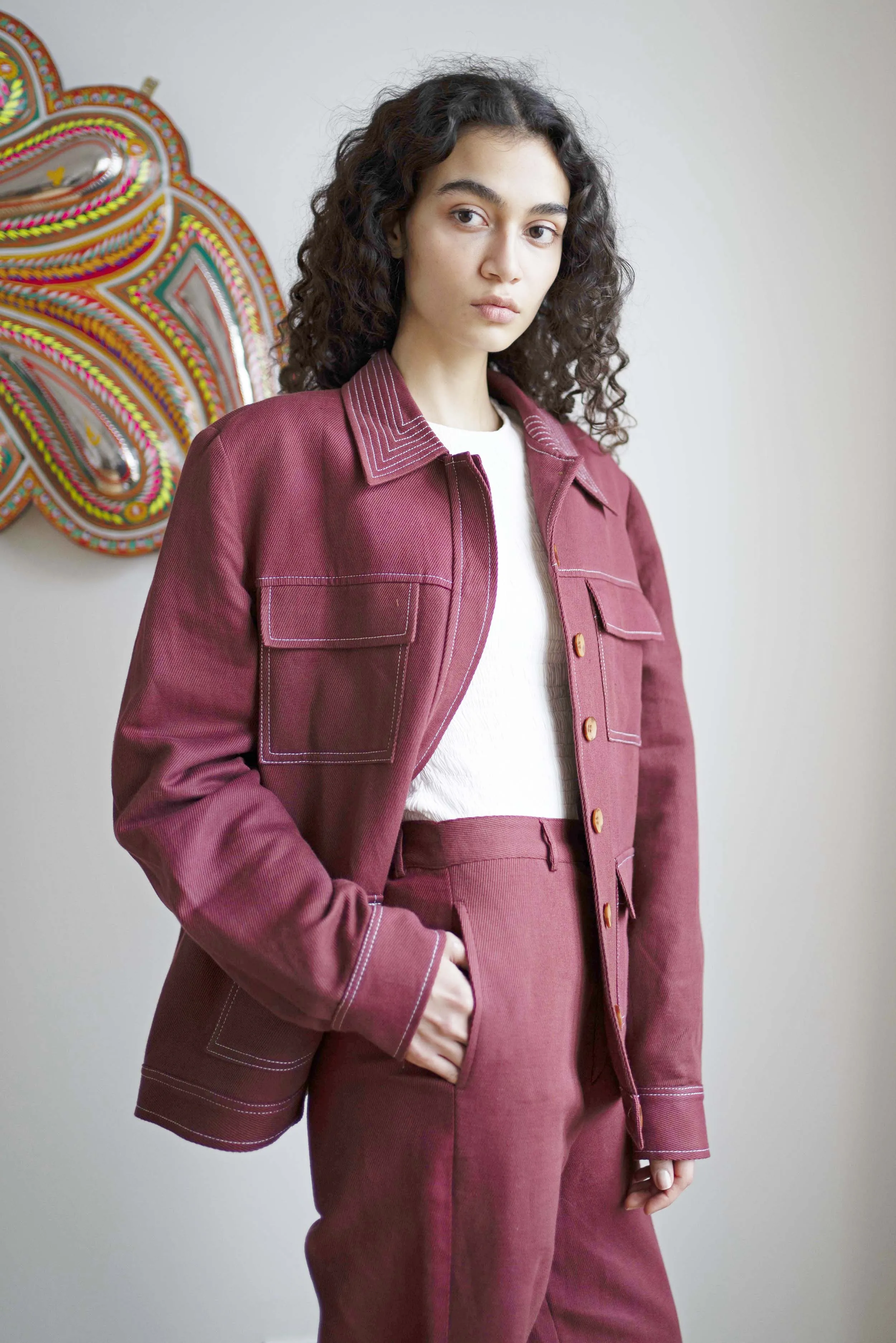 Pick Pocket Jacket - Burgundy