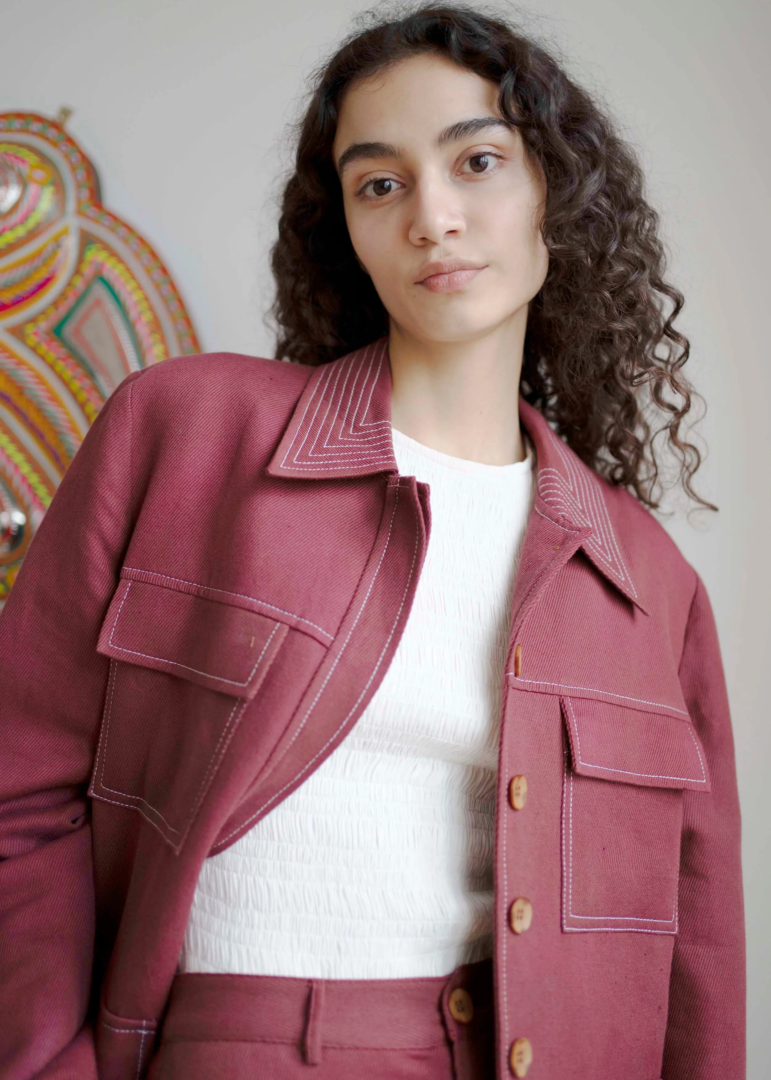 Pick Pocket Jacket - Burgundy