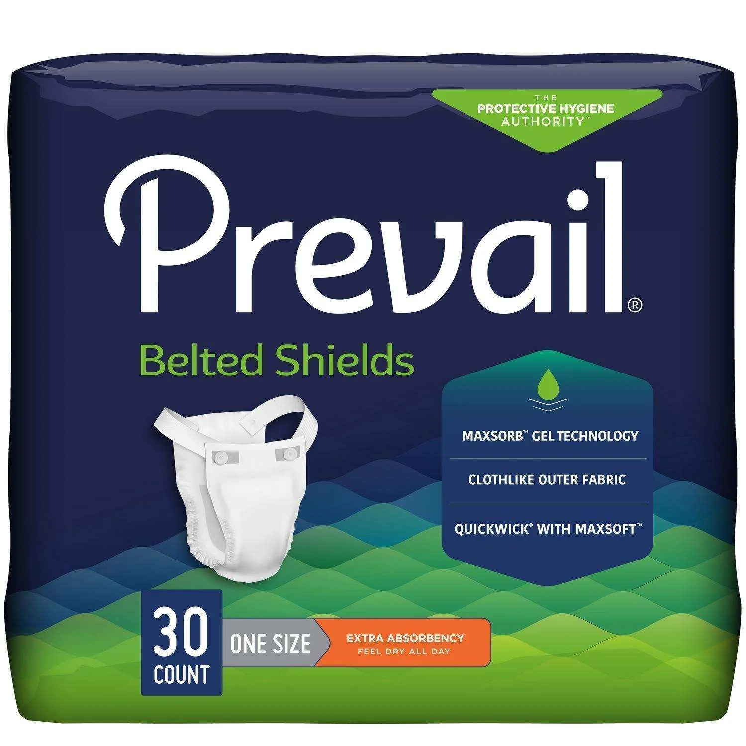 Prevail Belted Shield – Extra Absorbency