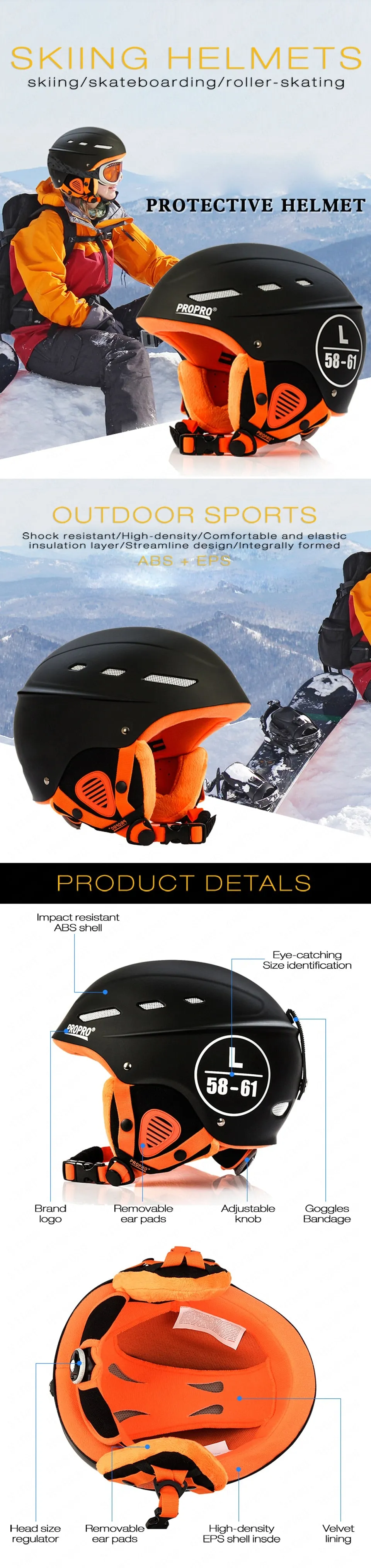 PROPRO Helmet - Ski