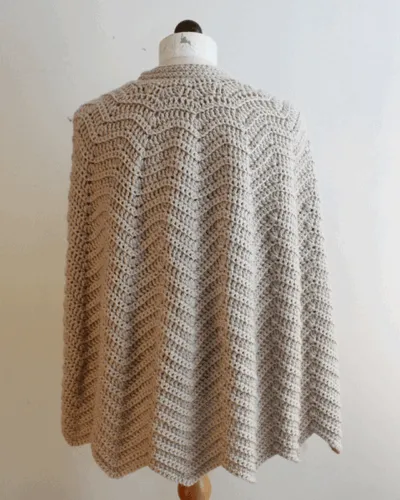 Ripple Cape Crochet Pattern
