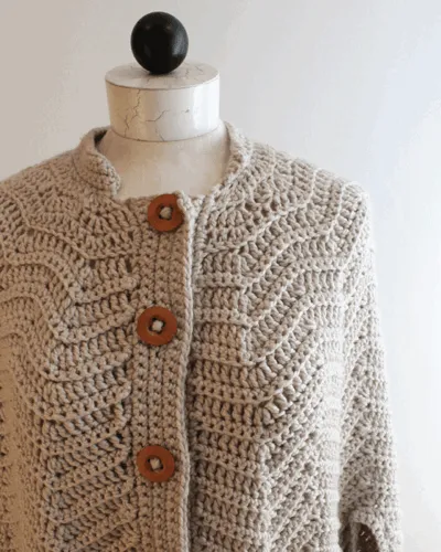 Ripple Cape Crochet Pattern