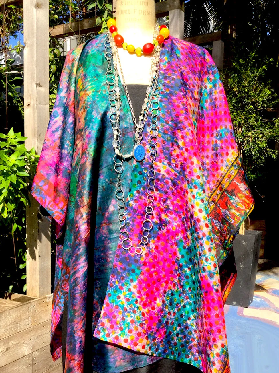 Silk Cape Almost Famous Collection - Matisse