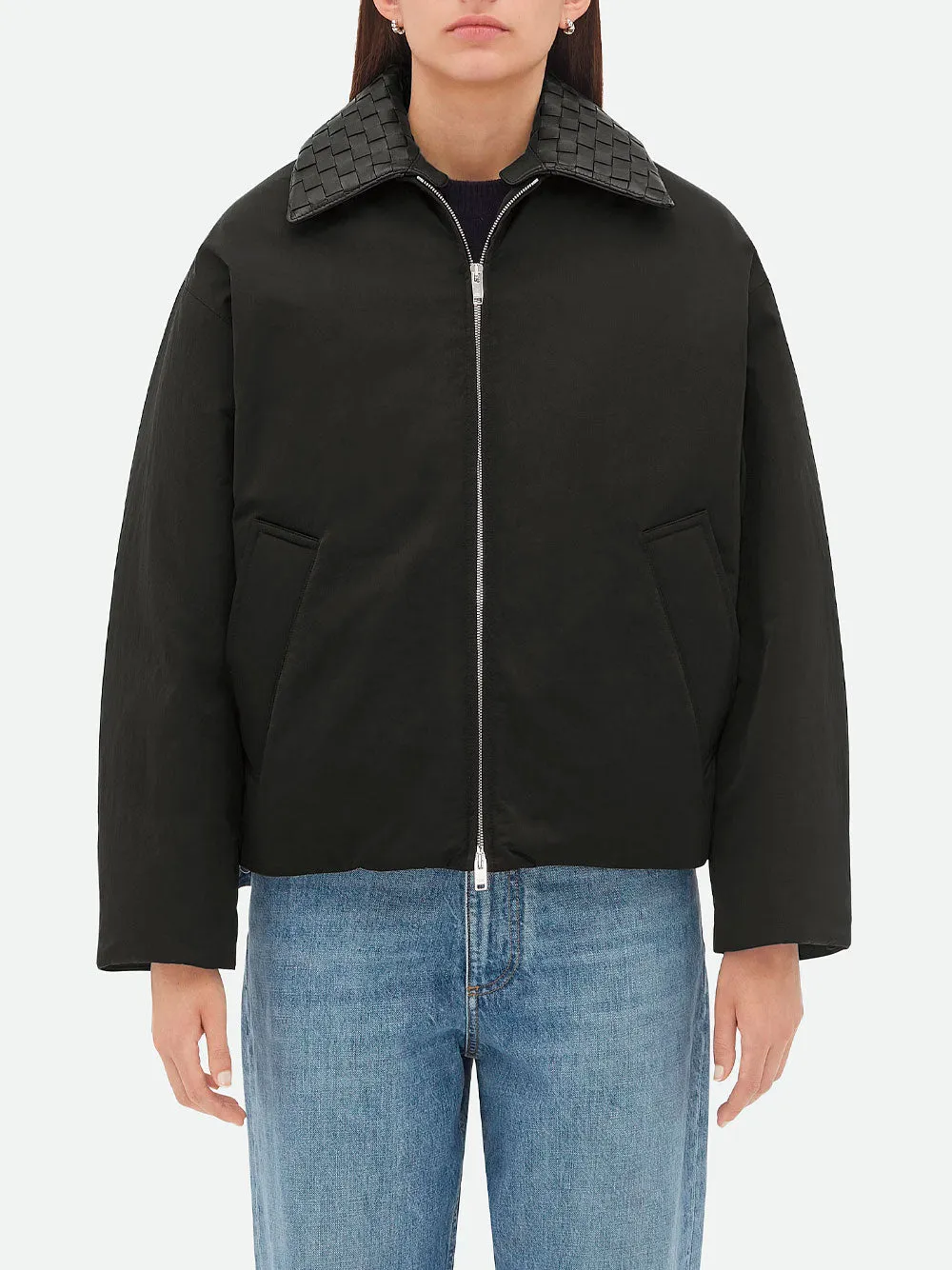 Tech nylon puffer jacket