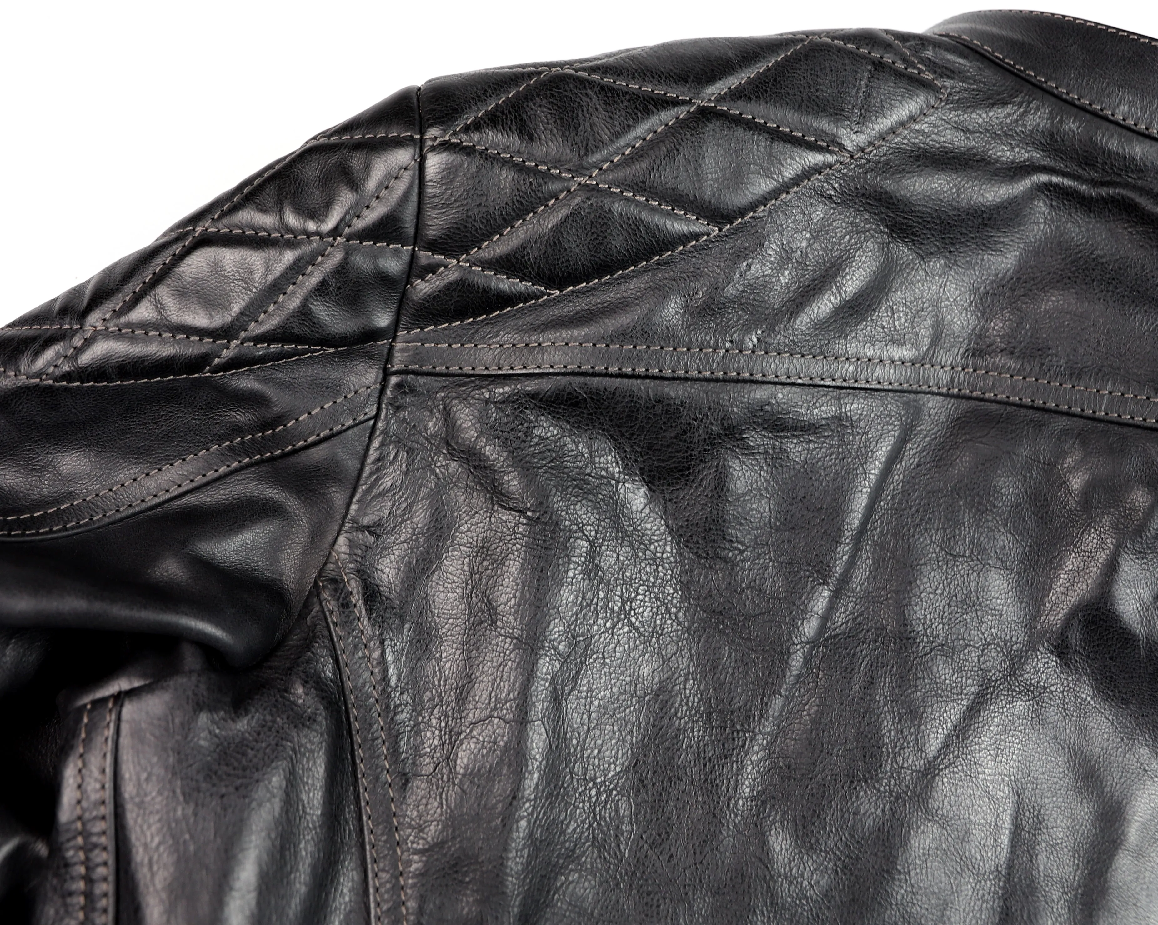 Thedi Phenix Cafe Racer Jacket, size XXL, Black Buffalo