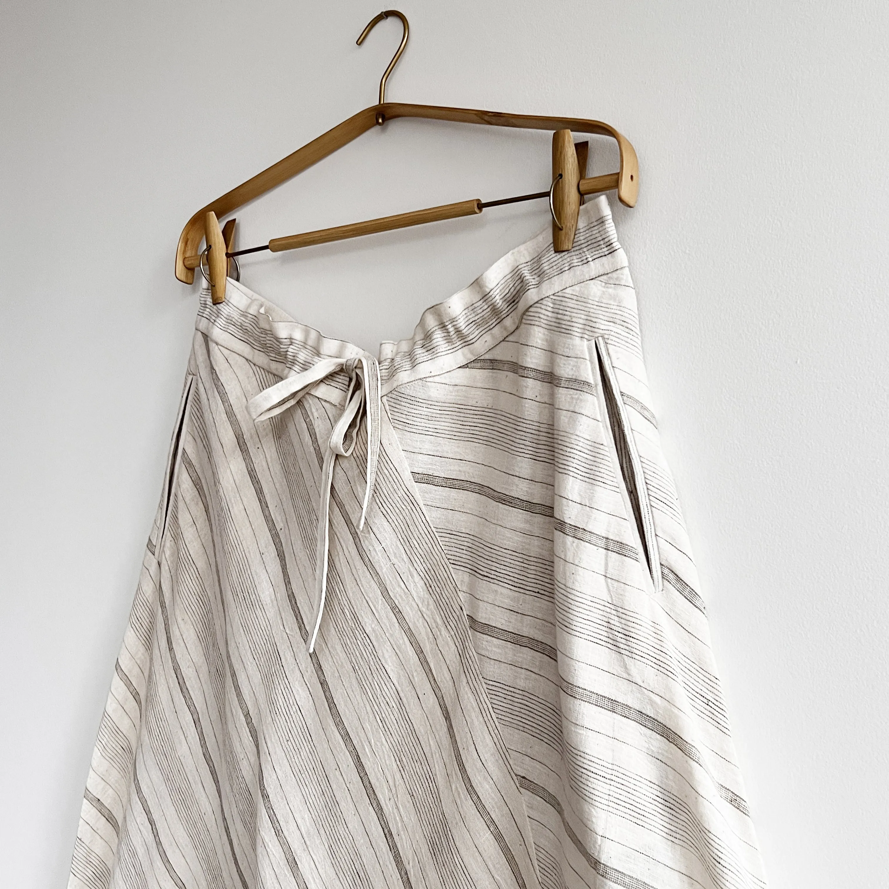 Truvian 321 Action Pants – Handloom Harem Pants in Rain Organic Kala Cotton