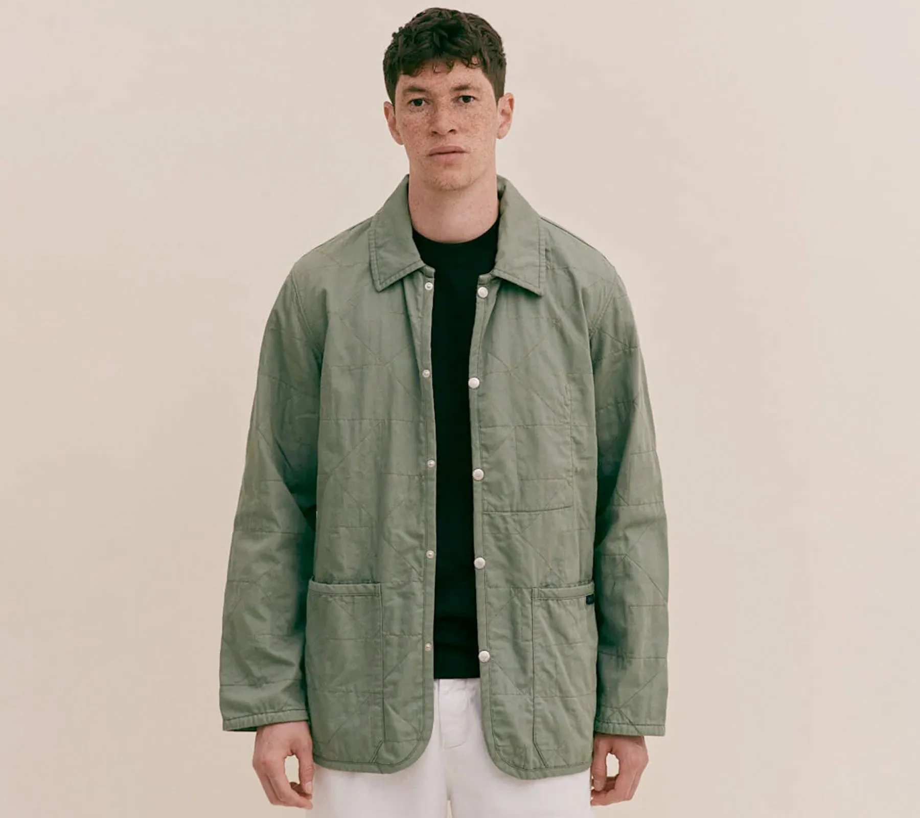 Unwadded Worker Raydon Jacket | Leaf Green