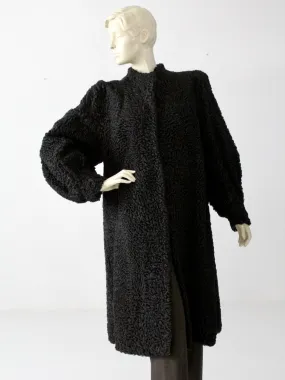 vintage Persian lamb fur coat vintage Persian lamb fur coat