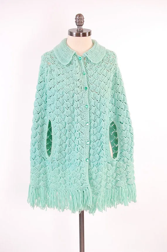 Vintage Shell Cape Crochet Pattern