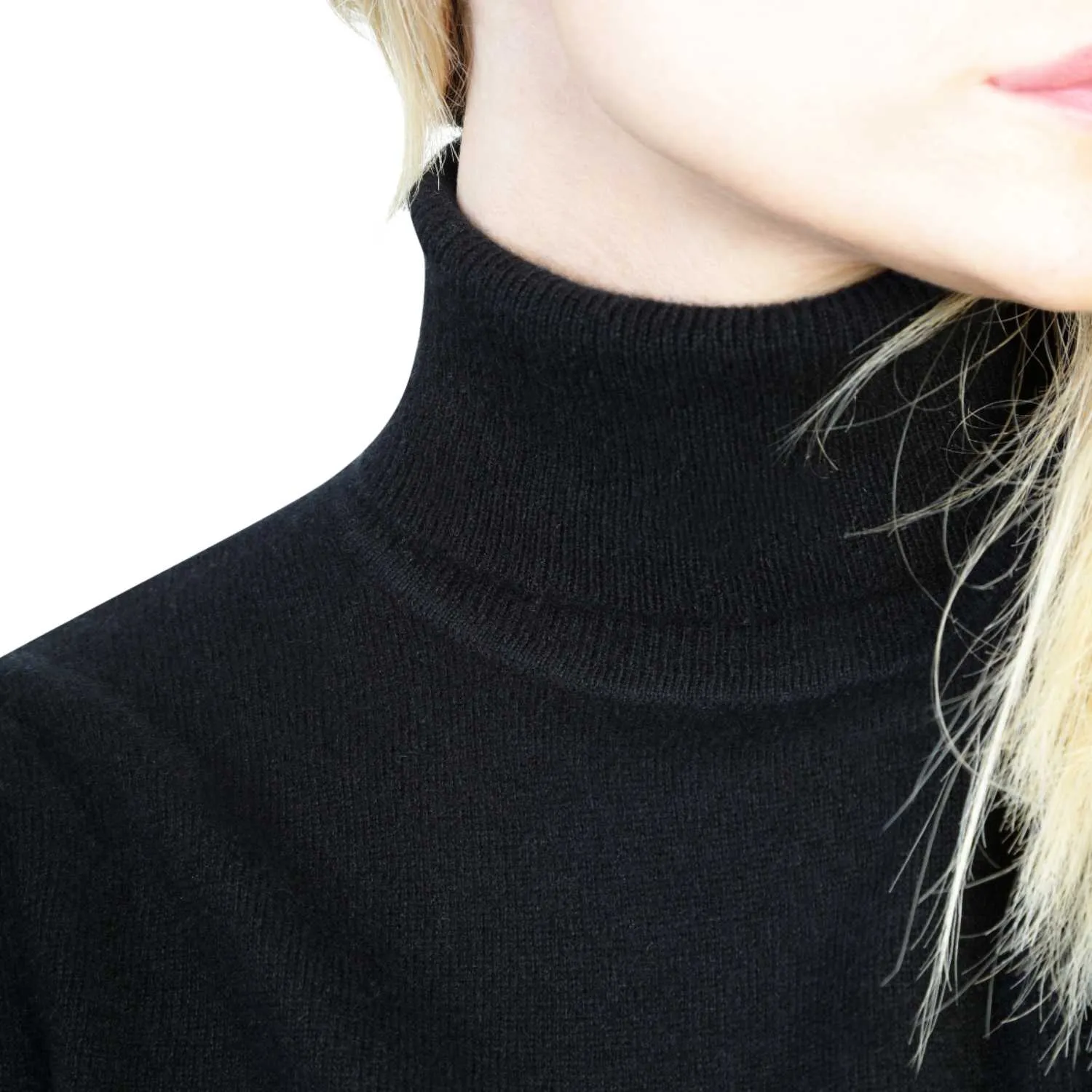 Women's Cashmere Roll Neck Jumper