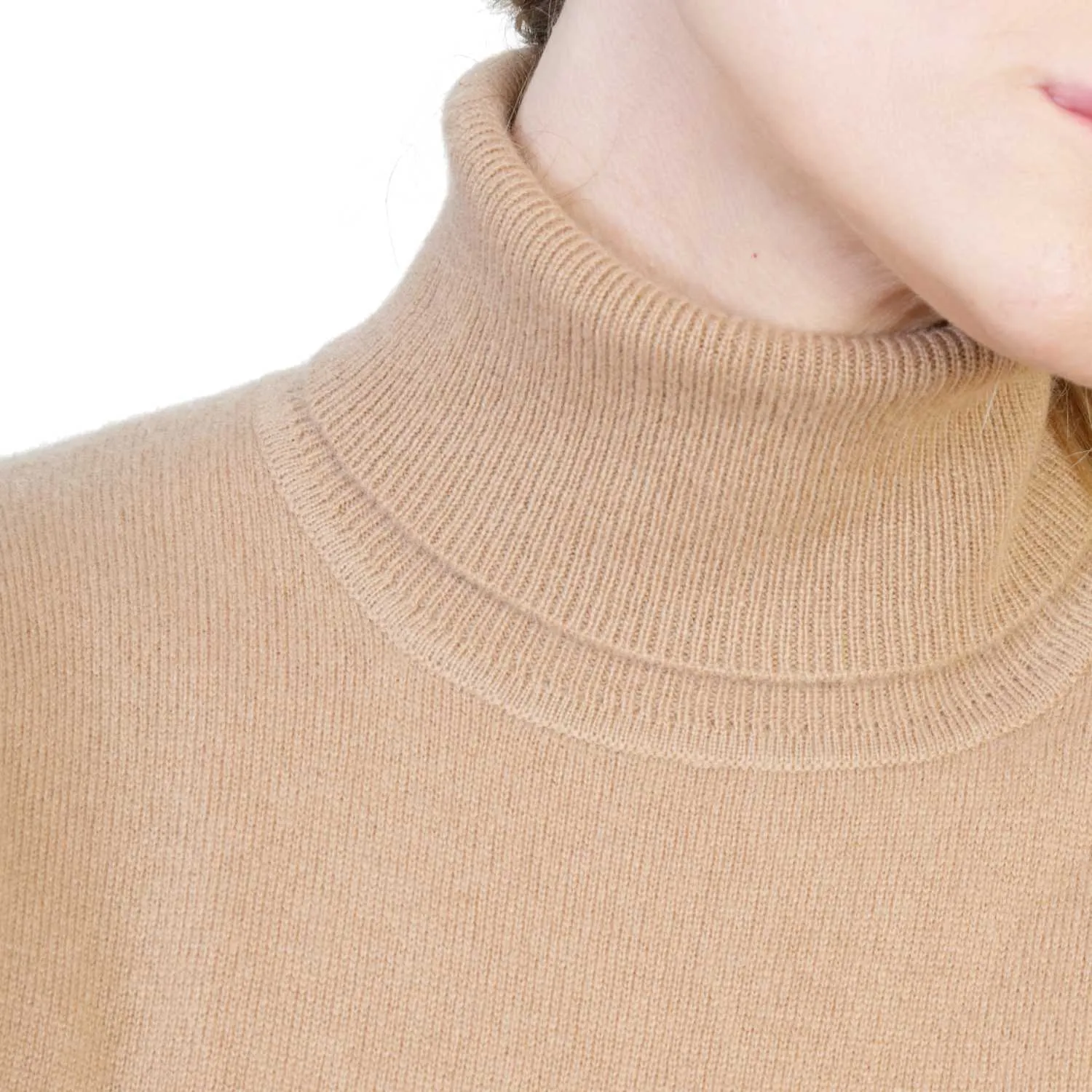Women's Cashmere Roll Neck Jumper