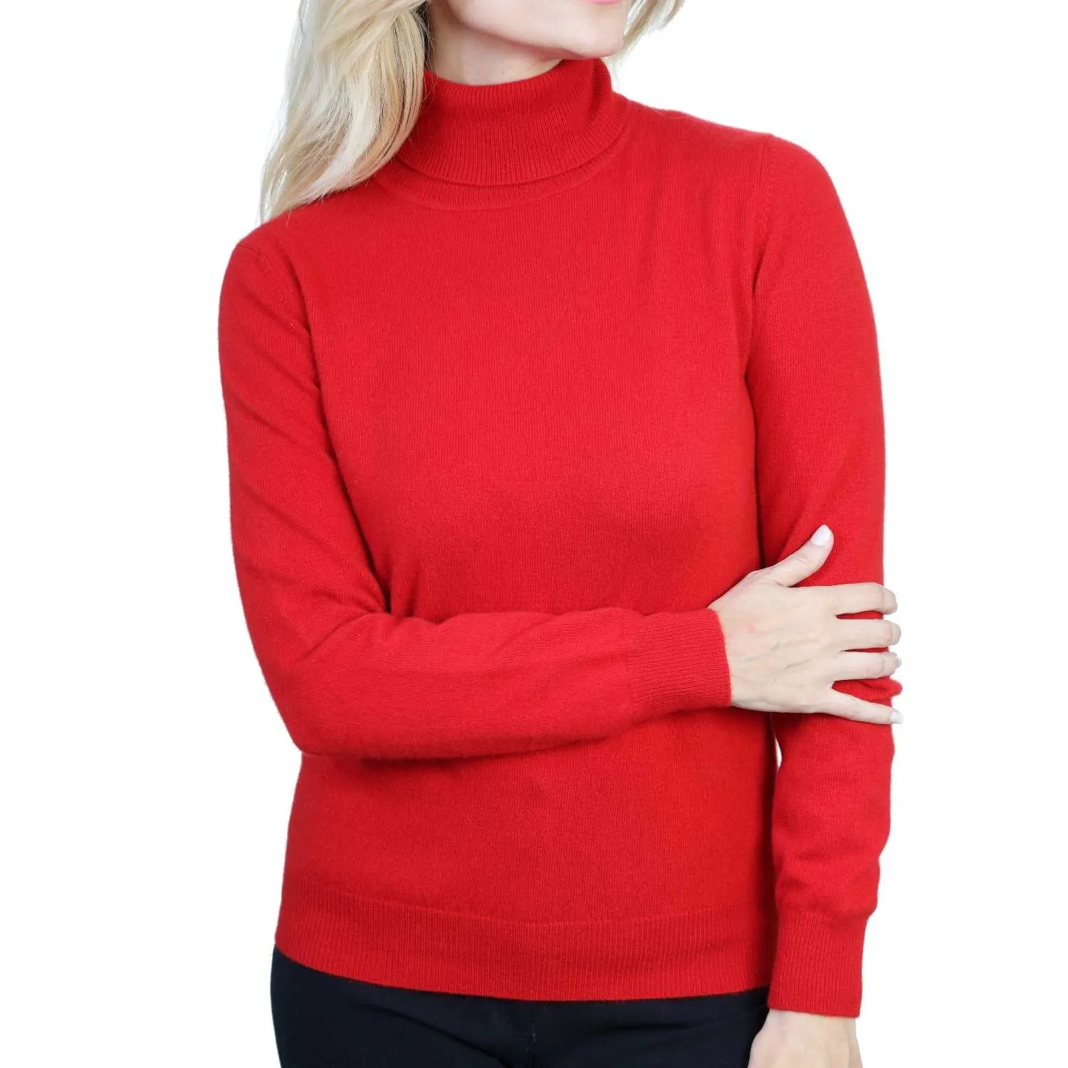 Women's Cashmere Roll Neck Jumper