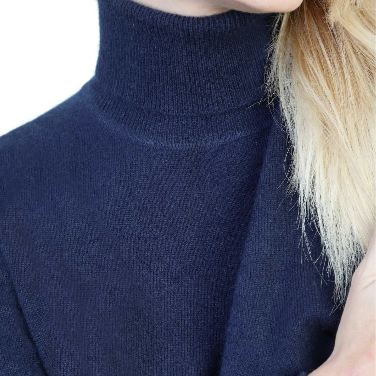 Women's Cashmere Roll Neck Jumper