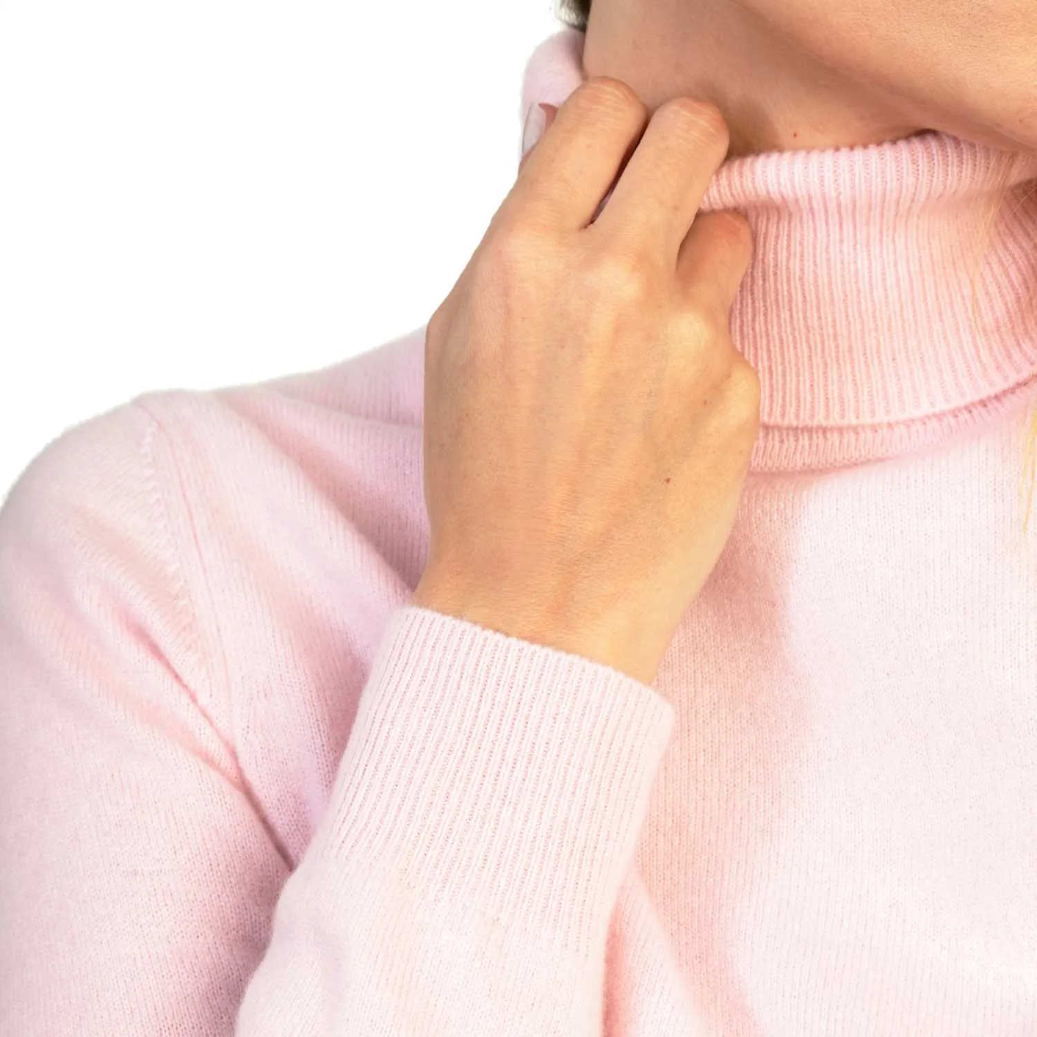 Women's Cashmere Roll Neck Jumper