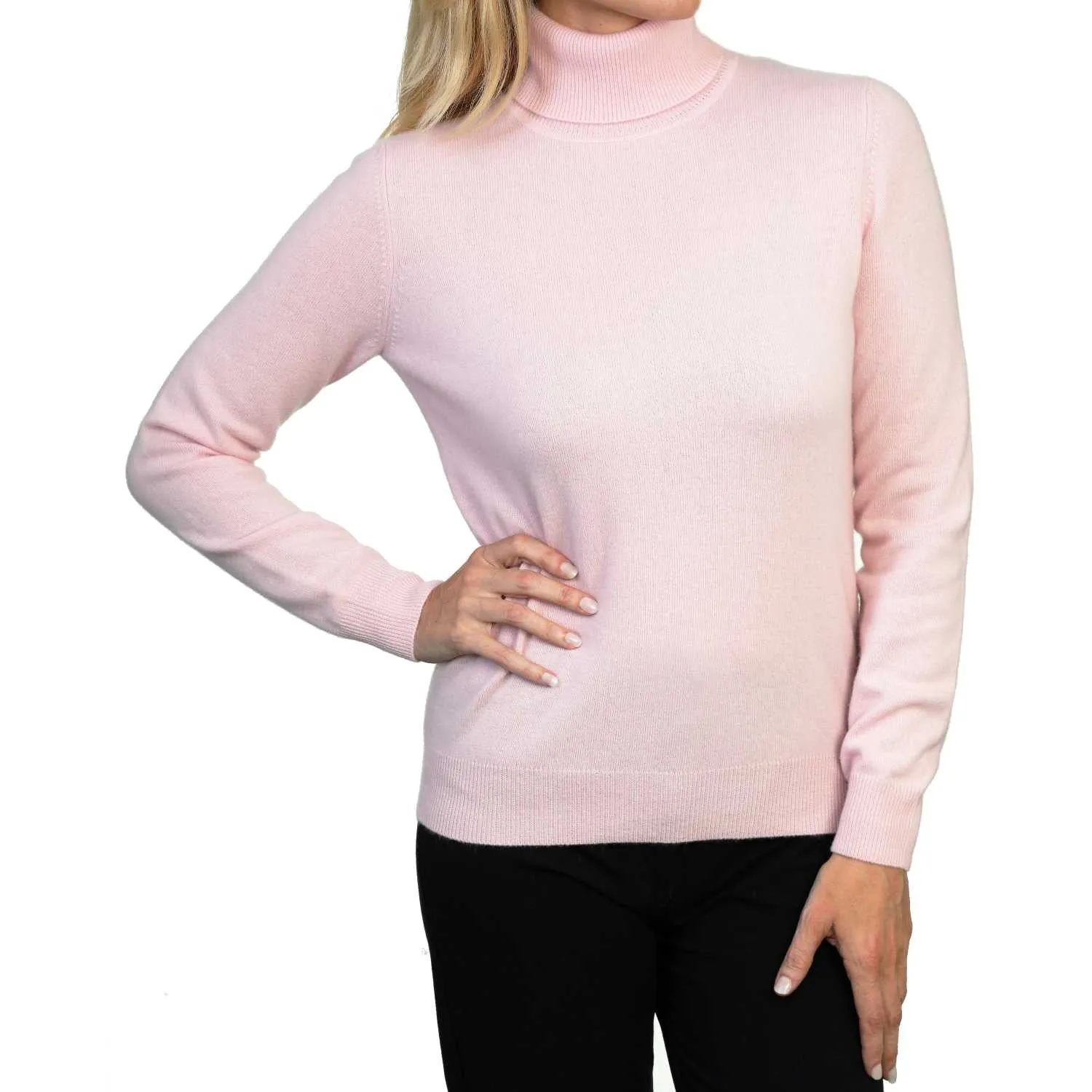 Women's Cashmere Roll Neck Jumper