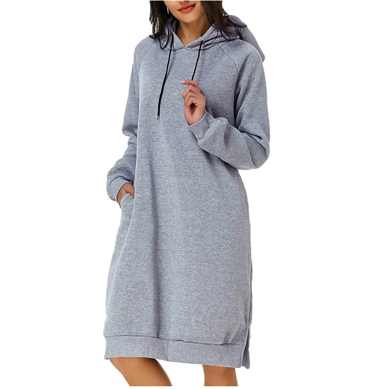Womens Pullover Hoodie Dress