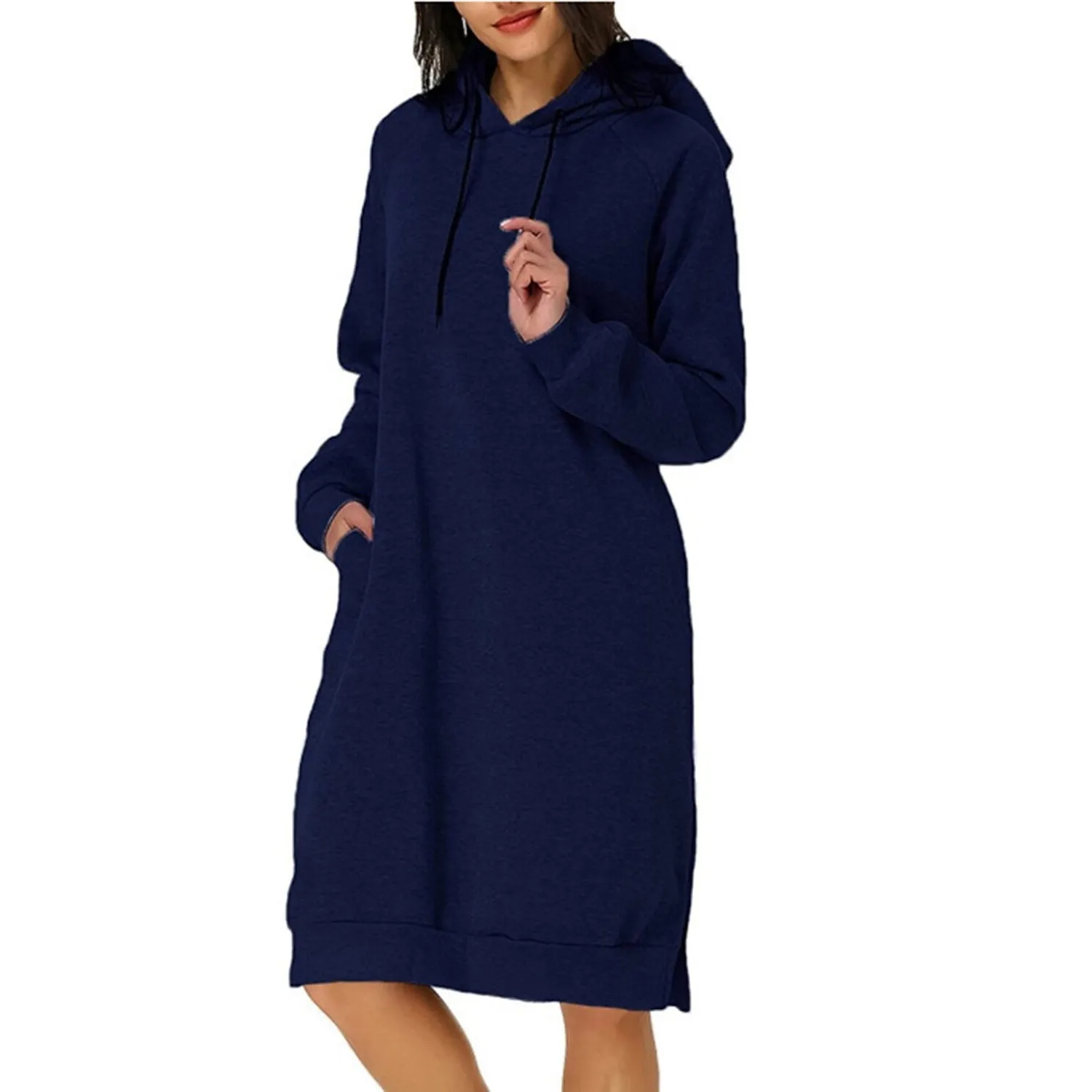 Womens Pullover Hoodie Dress