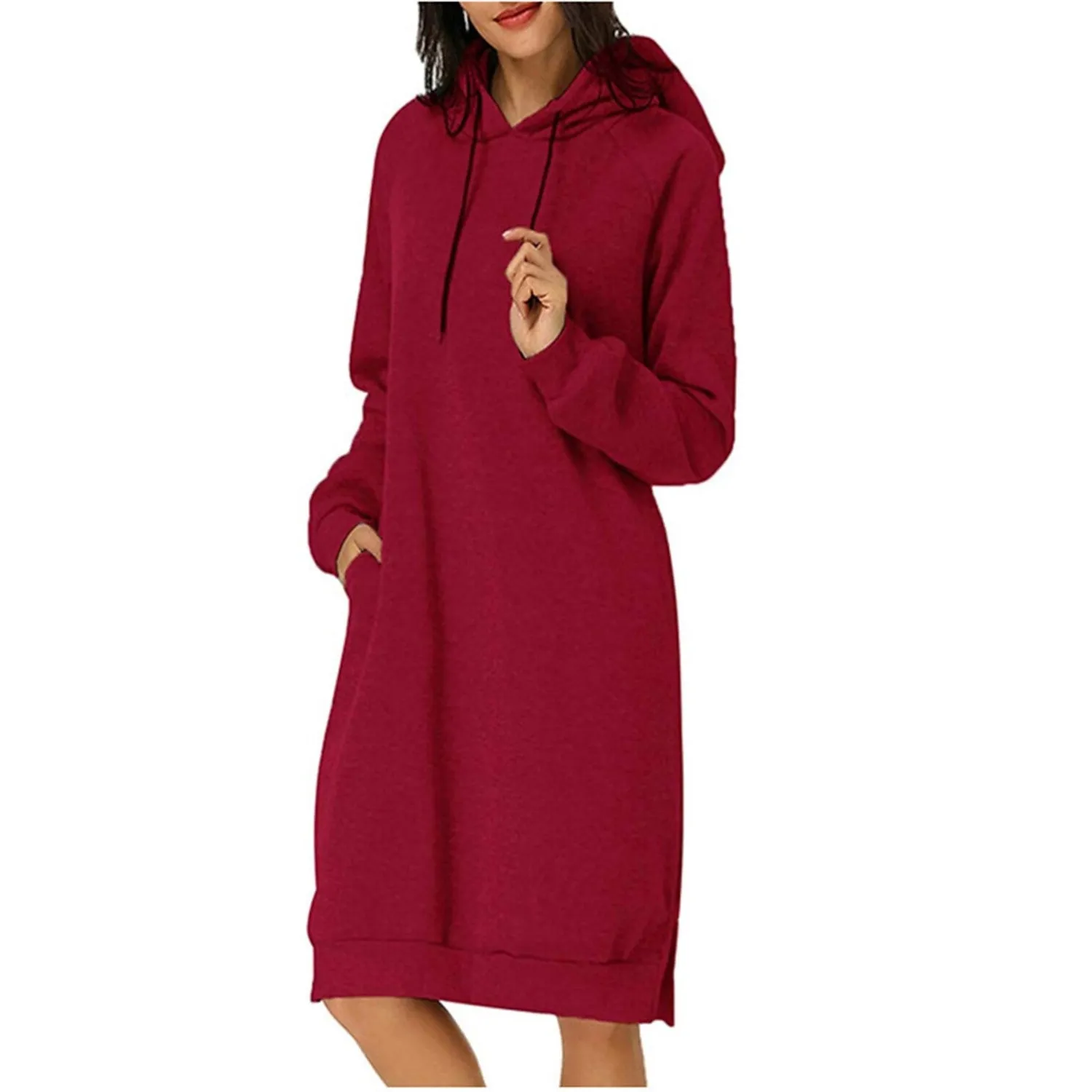 Womens Pullover Hoodie Dress