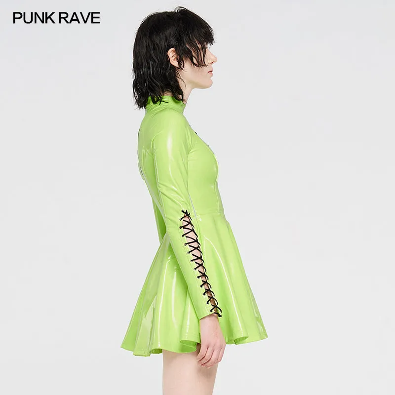 WQ-481LQF Punk Glitzy Sexy Short Dress